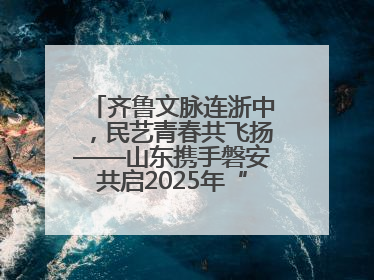 齐鲁文脉连浙中，民艺青春共飞扬——山东携手磐安共启2025年“文化和自然遗产日”系列活动